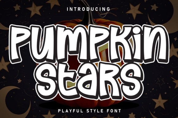 Pumpkin Stars Font - Featured Image