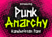 Punk Anarchy Font - Featured Image