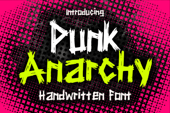 Punk Anarchy Font - Featured Image