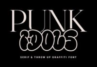 Punk Idols Font - Featured Image