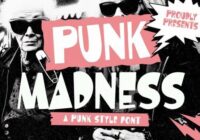 Punk Madness Font - Featured Image