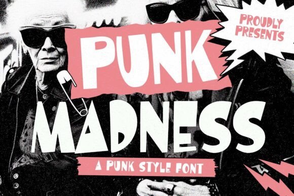 Punk Madness Font - Featured Image