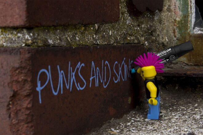 Punks and Skins Font - Featured Image