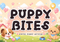 Puppy Bites Font - Featured Image