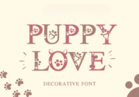 Puppy Love Font - Featured Image
