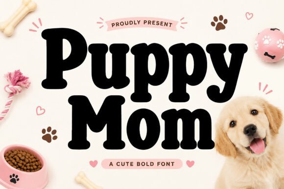Puppy Mom Font - Featured Image