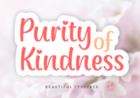 Purity of Kindness Font - Featured Image