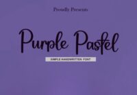 Purple Pastel Font - Featured Image