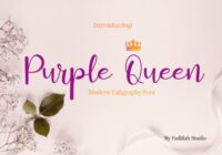Purple Queen Font - Featured Image