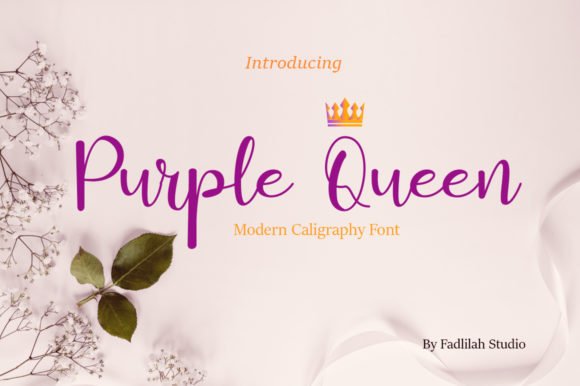 Purple Queen Font - Featured Image