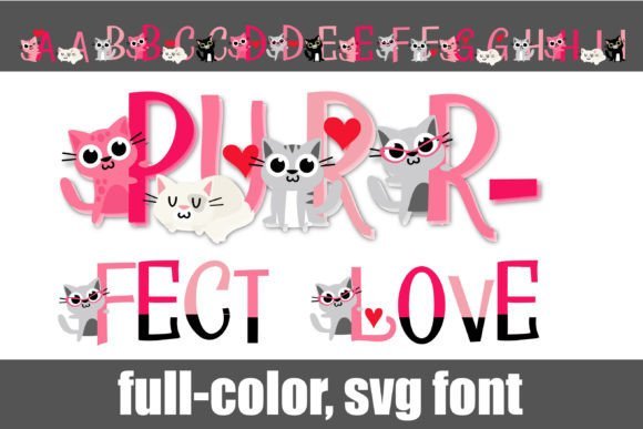 Purr-fect Love Font - Featured Image