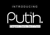 Putih. Font - Featured Image