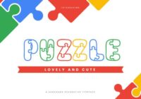 Puzzle Font - Featured Image