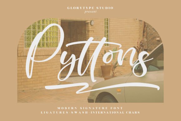Pyttons Font - Featured Image