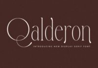 Qalderon Font - Featured Image