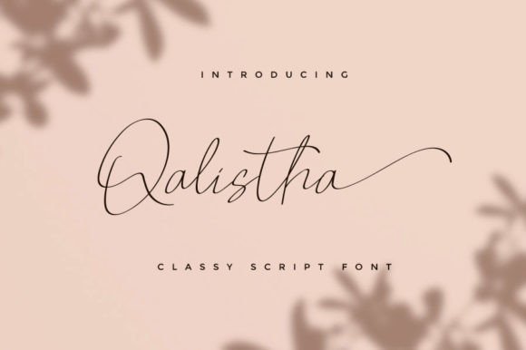 Qalistha Font - Featured Image