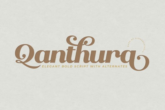 Qanthura Font - Featured Image