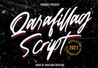 Qarafillag Script Font - Featured Image