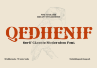 Qedhenif Font - Featured Image