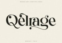 Qelrage Font - Featured Image