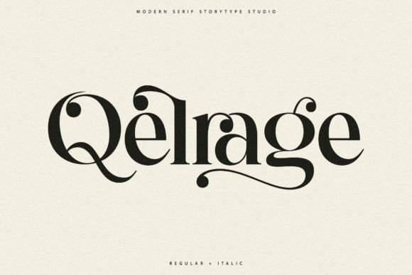 Qelrage Font - Featured Image