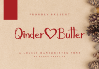 Qinder Butter Font - Featured Image