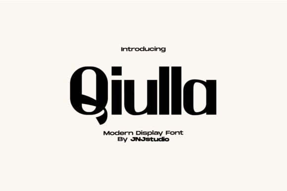 Qiulla Font - Featured Image