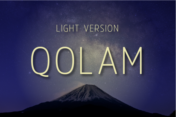 Qolam Light Font - Featured Image