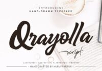 Qrayolla Font - Featured Image