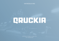 Qruckia Font - Featured Image