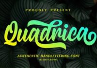 Quadrica Font - Featured Image
