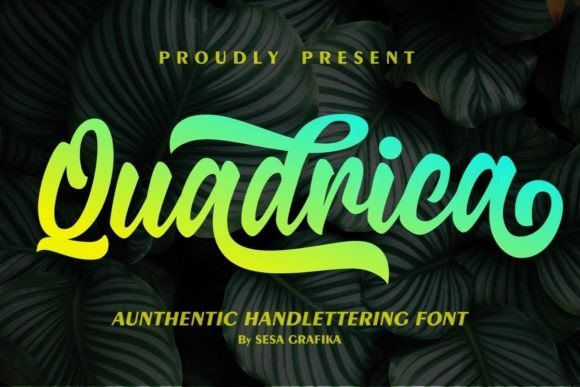 Quadrica Font - Featured Image