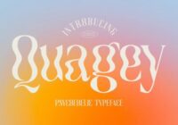 Quagey Font - Featured Image