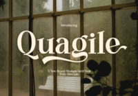 Quagile Font - Featured Image
