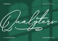 Qualyters Script Font - Featured Image