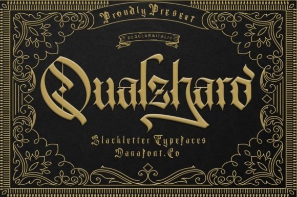Qualzharo Font - Featured Image