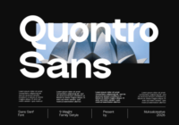 Quantro Sans Font - Featured Image