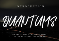 Quantums Font - Featured Image