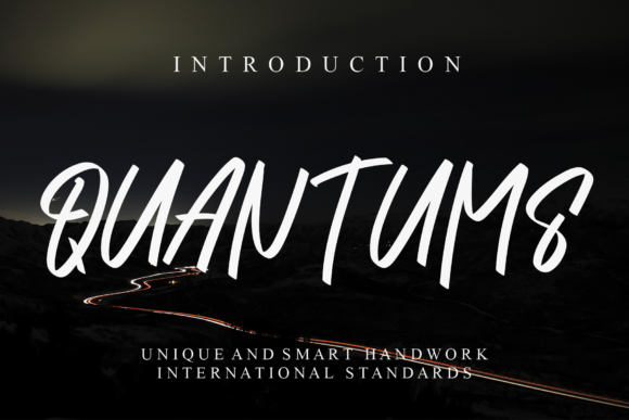 Quantums Font - Featured Image
