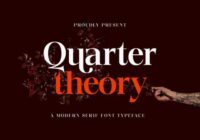 Quarter Theory Font - Featured Image