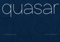 Quasar Font - Featured Image
