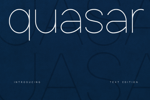 Quasar Font - Featured Image