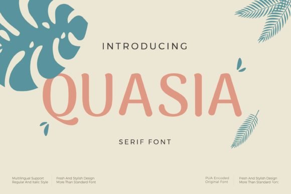 Quasia Font - Featured Image