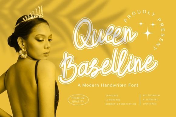 Queen Baselline Font - Featured Image
