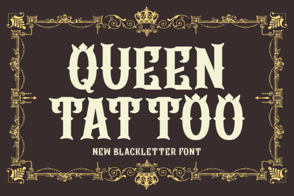 Queen Tattoo Font - Featured Image