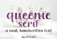 Queenie Serif Font - Featured Image