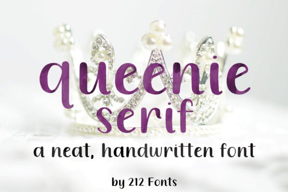 Queenie Serif Font - Featured Image
