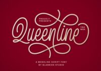 Queenline Font - Featured Image