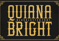 Quiana Bright Font - Featured Image