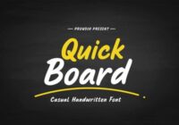 Quick Board Font - Featured Image